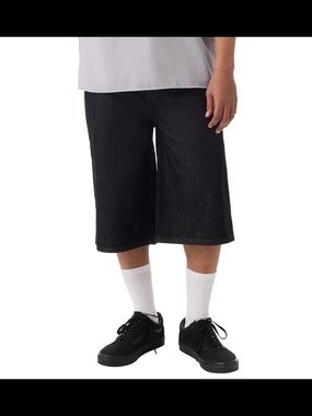 Dickies Loose Fit Carpenter Denim Shorts Black Baggy Jorts NWT - Multiple Sizes
